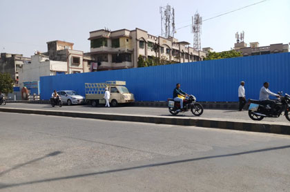 Prevention of Garbage dumping from bridges into River Tapi