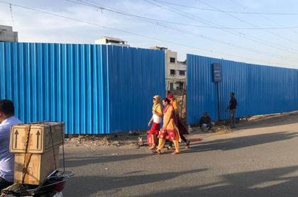 Prevention of Garbage dumping from bridges into River Tapi