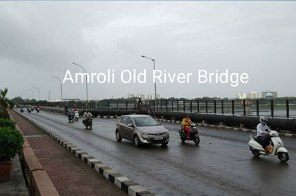 Prevention of Garbage dumping from bridges into River Tapi